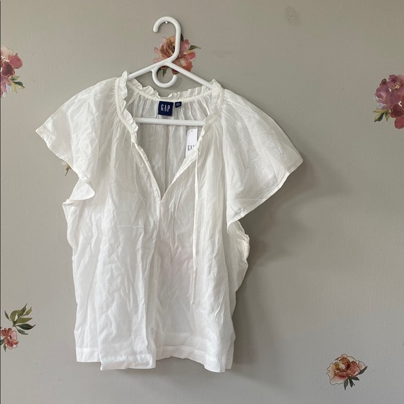 GAP Women's White Blouse - Picture 1 of 4